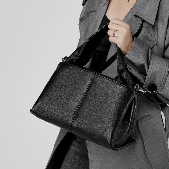 Women's vintage classic, cross-border trade manufacturer, top-grain cowhide, niche, fashionable women's bags. Bags