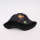 Overseas double-sided bucket hat with pineapple, strawberry, and orange print, versatile and fresh short-brim couple's sun hat Overseas double-sided bucket hat with pineapple, strawberry, and orange print, versatile and fresh short-brim couple's sun hat
