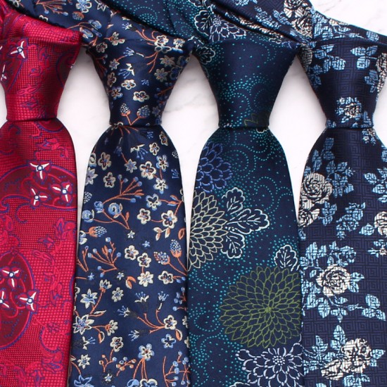 Lei'er new blue business tie, 7cm polyester jacquard casual suit tie Personalized tie manufacturers in stock Lei'er new blue business tie, 7cm polyester jacquard casual suit tie Personalized tie manufacturers in stock