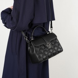 2025 New Genuine Leather Stone-Pattern Kelly Bag, Light Luxury, Niche Design, Fashion Handbags, Single-Shoulder and Crossbody Bags