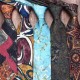 9cm large floral tie, men's digitally printed polyester vintage hand-tied ties, suit and banquet ties, wholesale.