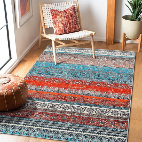 Cross-border ethnic living room carpet, vintage Moroccan Southwest tribal rug, home B&B/hotel hallway rug