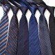 New Navy Blue Series Ties, Business Fashion Diagonal Striped Small Floral Pattern, 8cm Polyester Silk Ties, Wholesale & In Stock New Navy Blue Series Ties, Business Fashion Diagonal Striped Small Floral Pattern, 8cm Polyester Silk Ties, Wholesale & In Stock