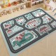 Cartoon children's parking lot patterned play rug, living room decorative rug, bedroom bedside blanket, in stock for dropshipping