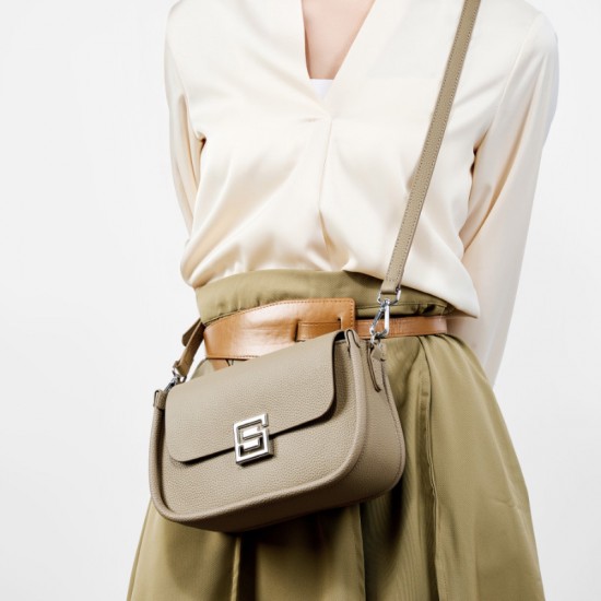 Spring and summer genuine leather women's bags, niche, high-end, fashionable small square bags, cross-border TOGO top-grain cowhide shoulder and crossbody bags