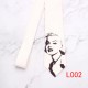 Leier men's personalized tie, European and American rose tie, Korean-style castle statue, casual party tie manufacturer.