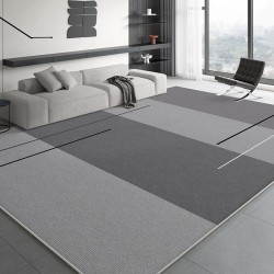 Cross-border minimalist, light luxury decorative wall-to-wall carpet, non-slip, easy-care sofa cushion, and bedroom bedside rug