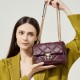 2025 new genuine leather women's bags, small crossbody bags, summer shoulder chain bags for women