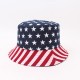 Baseball cap, American flag digital print cap, outdoor sun visor, cross-border personalized sun hat