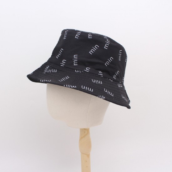 Overseas cartoon Spider-Man bucket hat, yellow duck reversible sun hat, outdoor sun hat, couple's bucket hat