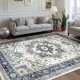 TEMU Cross-border Persian Living Room Carpet, Bedroom Stain-Resistant, Easy-Care, Dust-Resistant, Easy-Care, Bedside Decorative Blanket