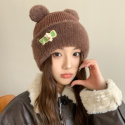 Front cap, vintage distressed cap with star detail, Korean-style versatile cap, face-enhancing newsboy cap, beret.