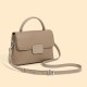 Vegetable-tanned top-grain cowhide, antique-style, fashionable commuter, light luxury handbag, simple, high-end, versatile shoulder bag
