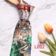 Leier men's personalized tie. 8cm Korean-style European and American floral tie, wedding groom tie manufacturer.