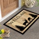 Cross-border doormat, factory wholesale, Amazon entryway mat, Welcome series stain-resistant mat.