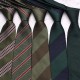 New green series men's business ties, retro and fashionable striped paisley polyester hand-tied ties, wholesale