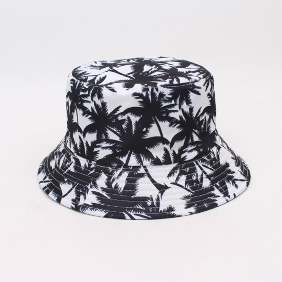 Cross-border American flag screen-printed bucket hat, foldable European and American striped five-star bucket hat, outdoor travel sun hat.