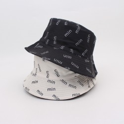 Overseas cartoon Spider-Man bucket hat, yellow duck reversible sun hat, outdoor sun hat, couple's bucket hat