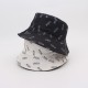 Overseas cartoon Spider-Man bucket hat, yellow duck reversible sun hat, outdoor sun hat, couple's bucket hat