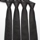 Business formal black men's 8cm solid color hand-tied ties Suit Accessories & Ties