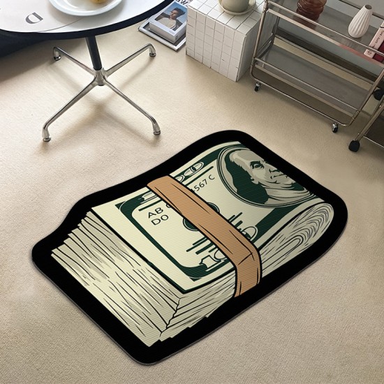 US dollar bill cross-border doormat, factory wholesale, Amazon entryway floor mat, wear-resistant decorative entryway mat US dollar bill cross-border doormat, factory wholesale, Amazon entryway floor mat, wear-resistant decorative entryway mat