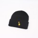 Autumn and winter knitted hats for export, trendy, cold-resistant wool hats, versatile pullover hats for couples, embroidered cold-weather hats.