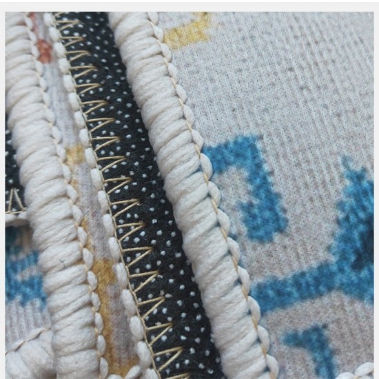 Cross-border shaped Persian floor mats, hot-selling living room decorative mats, sofa anti-slip blankets, bedroom bedside blankets for wholesale