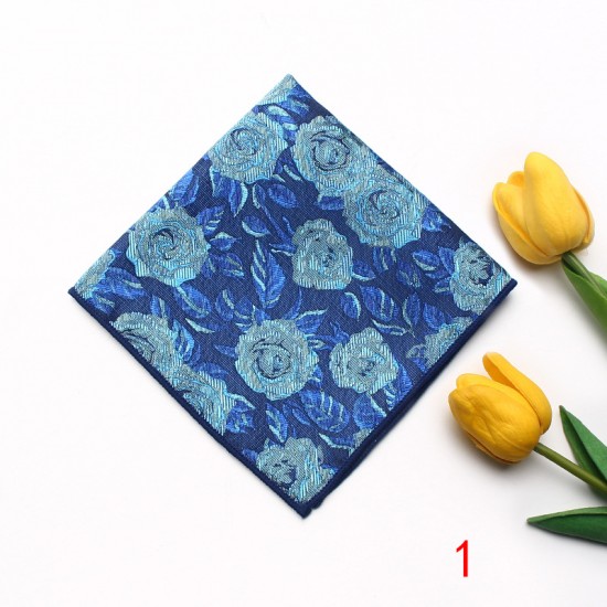 Men's business wedding suit pocket squares, patterned chest scarves, handkerchiefs, and small square handkerchiefs, also available for wholesale suit accessories