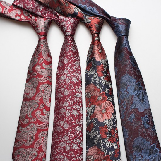 2025 new tie wholesale men's patterned business casual retro formal wear 8cm striped tie.