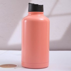 304 stainless steel thermos, double-walled vacuum space bottle, outdoor sports travel bottle, handle and hiking kettle wholesale