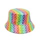 Overseas sequined stage performance bucket hat, personalized sun protection sun hat, reversible Japanese casual round hat