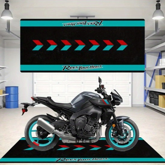 New Amazon cross-border crystal velvet floor mats for home basements, stain-resistant, wear-resistant, and easy-care motorcycle display mats