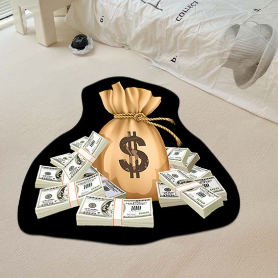 Cross-border Special-shaped American Diatom Mud Floor Mat, Non-Slip, Water-Absorbent, Quick-Drying Bathroom Floor Mat, Easy-Care, Entryway Blanket
