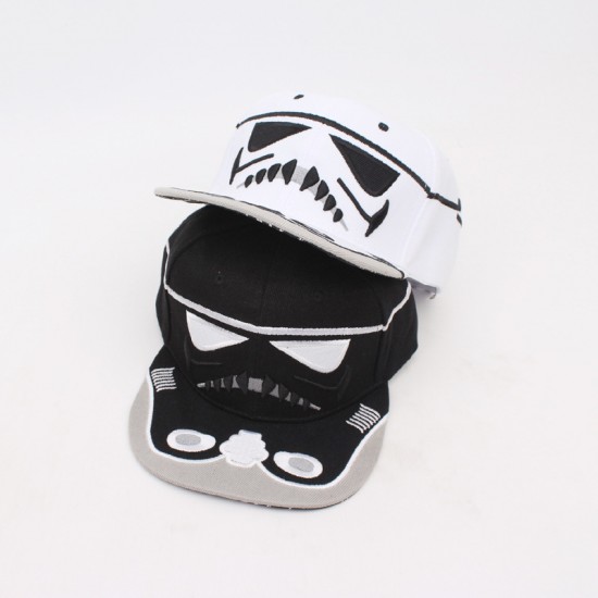 European and American Trooper Planet War flat-brim hat, Snapback hip-hop baseball cap, street dance personalized peaked cap European and American Trooper Planet War flat-brim hat, Snapback hip-hop baseball cap, street dance personalized peaked cap