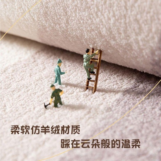 Simple round living room carpet, simple lettered solid color carpet, imitation cashmere bedroom bedside blanket, study desk and chair cushion for cooling Simple round living room carpet, simple lettered solid color carpet, imitation cashmere bedroom bedside blanket, study desk and chair cushion for cooling