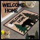 Cross-border doormat, factory wholesale, Amazon entryway mat, Welcome series stain-resistant mat.