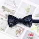 2025, in stock, colorful bow tie, men's vintage double-layer bow tie Groom's groomsmen's wedding bow tie wholesaler
