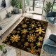 New Christmas printed living room carpet, European and American hotel/B&B terrace outdoor mat, home bedroom bedside rug