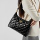 Summer New Fashion, Contrast Color Women's Bag, a Niche Design, Straw and Leather Large-Capacity Commuter Tote Bag for Foreign Trade