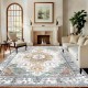 Cross-border retro abstract carpet, wear-resistant and stain-resistant carpet for the living room, bedroom balcony bedside blanket.