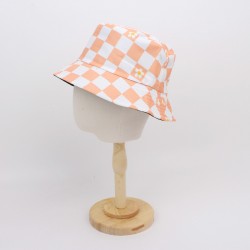 Overseas eagle image print reversible bucket hat, personalized outdoor bucket hat.