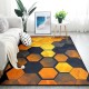 Creative 3D Living Room Carpet, Non-Slip, Wear-Resistant, Easy-Care, Coffee Table Mat, Bedroom Decorative Bedside Blanket