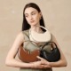 New niche design genuine leather Apple Yuanbao Super hot summer bags, exquisite, high-end handbags, shoulder bags, and crossbody bags for women.