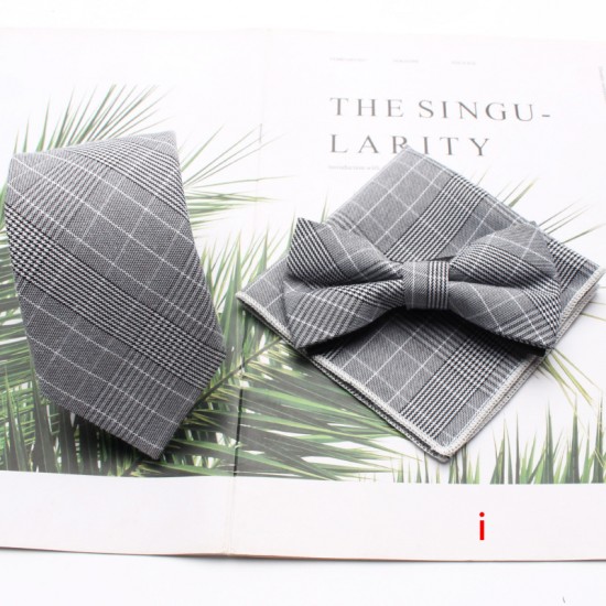 Polyester-cotton business formal suit ties, men's plaid chest scarf, banquet handkerchief. Three-piece suits available for wholesale from manufacturers. Polyester-cotton business formal suit ties, men's plaid chest scarf, banquet handkerchief. Three-piece suits available for wholesale from manufacturers.