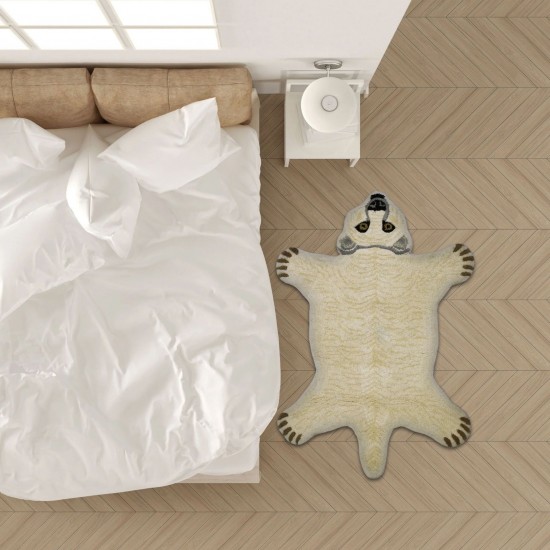 Cross-border Amazon animal imitation tiger print carpet, imitation cashmere bedroom, stain-resistant, skin-friendly bedside rug for living room