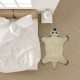 Cross-border Amazon animal imitation tiger print carpet, imitation cashmere bedroom, stain-resistant, skin-friendly bedside rug for living room