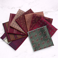 Men's suit, cashew flower pocket square, banquet, wedding photography, formal dress chest scarf, small square handkerchief, shirt pocket square.