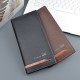 New men's wallet - long style wallet, vertical style thin soft leather wallet with multi-card slot, multi-card bag for suit bag