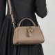 Genuine leather elegant women's bag, 2025 new retro and simple classic Boston handbag, cowhide crossbody shoulder bag