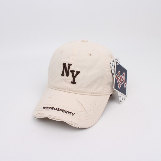 Women's Baseball Cap, Washed Baseball Cap, Vintage Distressed Influencer Style Sun Hat, Versatile Casual Fashion Brand Hat